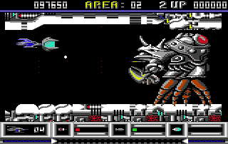 Area 2: The crab shoots on me.