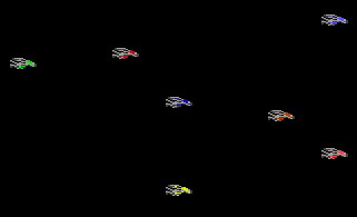 The End The hero's space ships fly over the screen.
