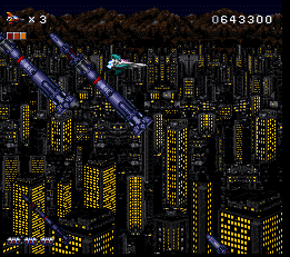 Detail, detail, detail. I can almost see people in those windows. Dodge the missile shower for the rest of a somewhat difficult level.